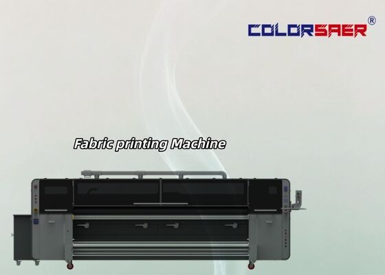 Industrial Digital Printer with I3200 Print Heads 3300mm Max Materials Width and Dual CMYK Color for Textile Printing