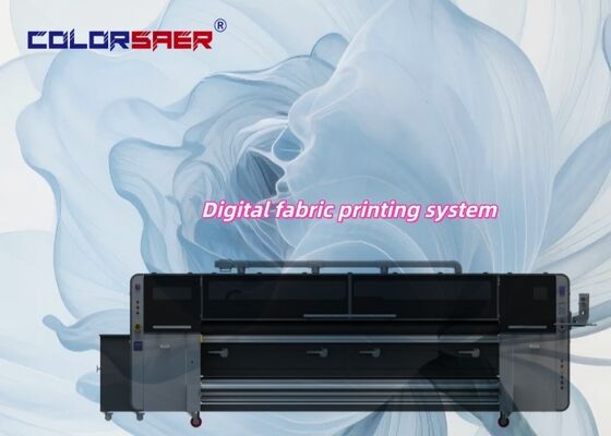 SAER Automatic High Efficiency Inkjet Textile Printing System Digital Fabric Plotter with 12 Months Warranty