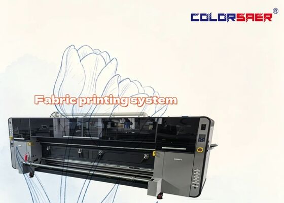 Long Service Life SAER CSR2200 & CSR3200 Big Size Fabric Directly Printing Machine High Speed With 4 pcs & 8pcs Print Head
