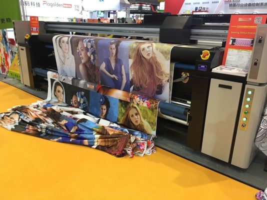 Cmyk Inkjet Textile Printing Machine Low Consumption For Led - Box Fabric