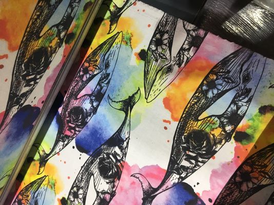 Epson 4720 Head Inkjet Textile Printing Machine Automatic For Umbrella / Tent