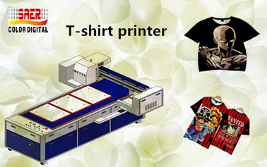 Flatbed A3 T Shirt Printing Machine / Garment Printing Machine 1 Year Warranty
