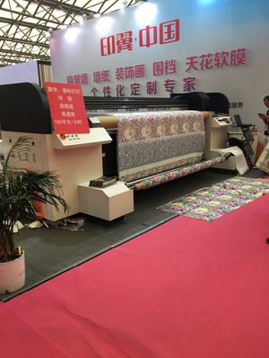 High Speed Resolution Digital Fabric Printing Machine With 2 Kyocera Heads