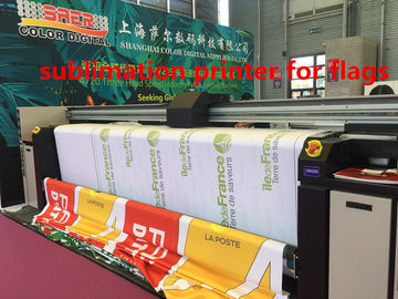 Flags / Banner Sublimation Printer 3.2m Printing Width With Three Epson Head