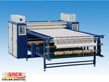 Large Format Calender Heat Press Machine 420mm Drum Diameter Oil Heating