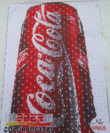 Sublimation Coated Knitted Mesh Digital Printing Fabric 130G/Sqm