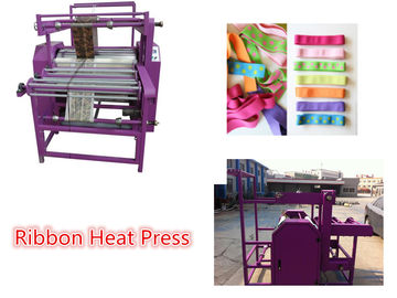 Flatbed Ribbon Fabric Calender Heat Press Machine