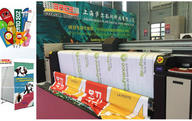 CMYK Automatic Digital Flag Printing Machine Plotter With Epson PrintHead
