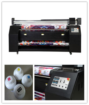 Outdoor And Indoor Flag Continuous Inkjet Epson Head Printer Dual  KCMY