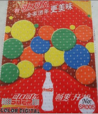 Sublimation Coated Knitted  Mesh Digital Printing Fabric 130 g / sqm