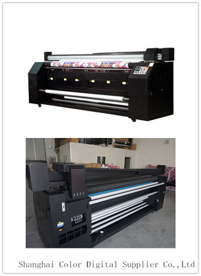 Dual CMYK  Large Format Fabric Plotter In Advertisement Field