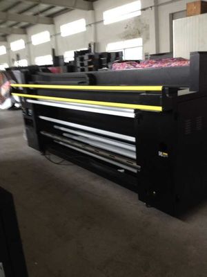 Outdoor And Indoor Flag Continuous Inkjet Epson Head Printer Dual  KCMY