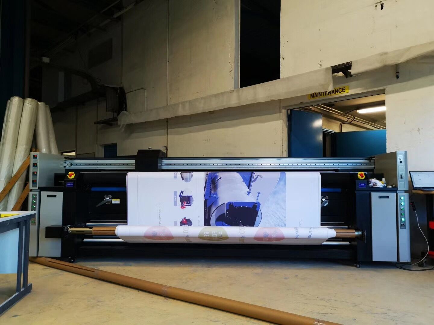 Sublimation Flag Flex Banner Printing Machine Polyester Fabric