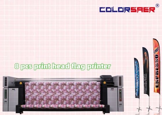 Color SAER I3200 Digital Textile Printing Machine Flag Banner Polyester Fabric Inkjet Dye Sublimation Printer