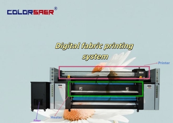 COLOR SAER  4pcs Heads I3200 Inkjet Plotter Digital Textile/ Fabric Sublimation Printing Machine