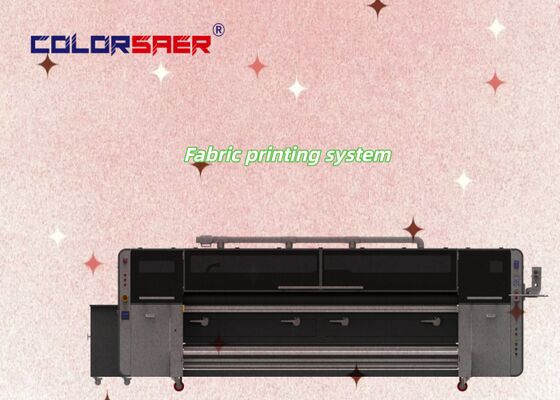 High-end SAER COLOR Digital Fabric Cotton & Polyester Printing Machine with 4 or 8 pcs print  head