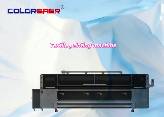 Direct to Fabric Fully Automatic Printer KJ4B-QL Print Heads Roll-To-Roll Textile Printing System