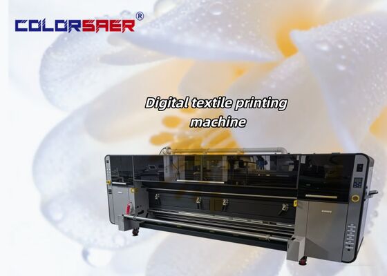 High-Performance 3200mm Large Format Fabric Printing System With Pigment & Sublimation Ink For Cotton & Polyester Fabric