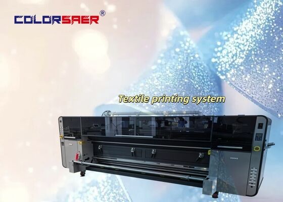 Original Factory 3200mm 4pcs KJ4B-QL Industrial Print Head Inkjet Large Format Digital Fabric  Printer