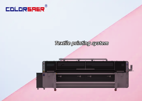 SAER High-End 3.2m Width Large Format Digital Textile Printing Machine Fabric Printer with 4 pcs KJ4B-QL Print Head