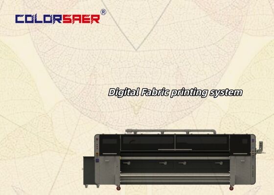 Industrial Grade SAER Manufacturer Inkjet Textile Printing System High Speed Fabric Plotter for Polyester & Cotton Materials