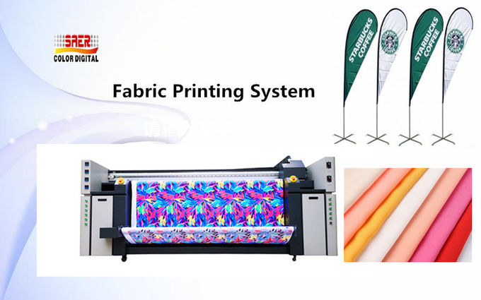 Flags / Banner Sublimation Printer 3.2m Printing Width With Three Epson Head 1