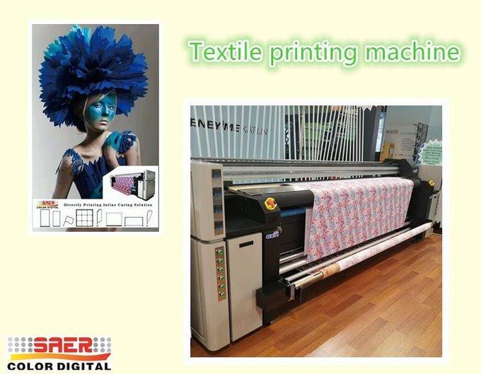 Stable Epson Sublimation Printer Roll To Roll Directly Print For Polyester Fabric 4