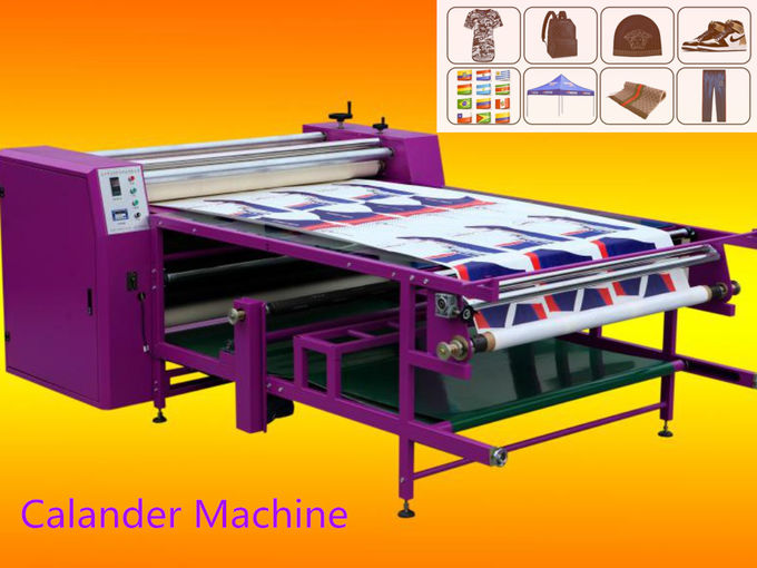 40kw Rated Power Textile Calender Machine For Sublimation Printing 150m / Hour Speed 1
