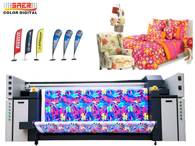 Heat Transfer 1800DPI Sublimation Flag Printing Machine 3